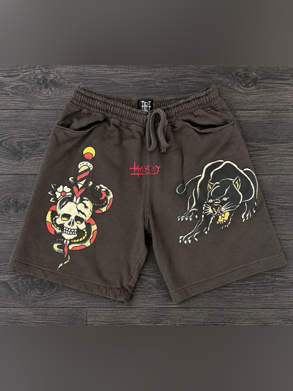Ed Hardy Y2K Fleece Shorts Men’s Large L